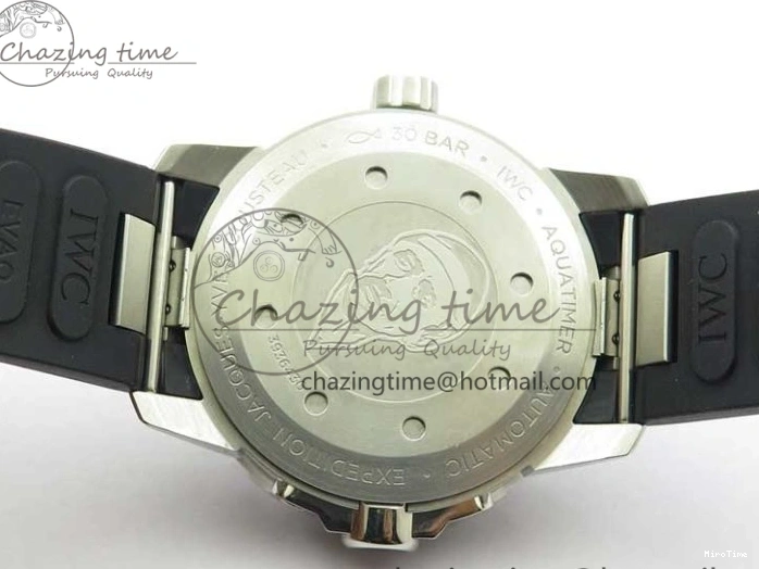 MIROTIME 0124 RelaxedFit Aquatimer Automatic IW329004 V6F 1:1 Best Edition Blue Dial on Rubber Strap MIYOTA 7095